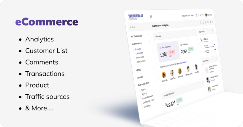 Thunder AI - AI Kit Admin Dashboard Template - 7