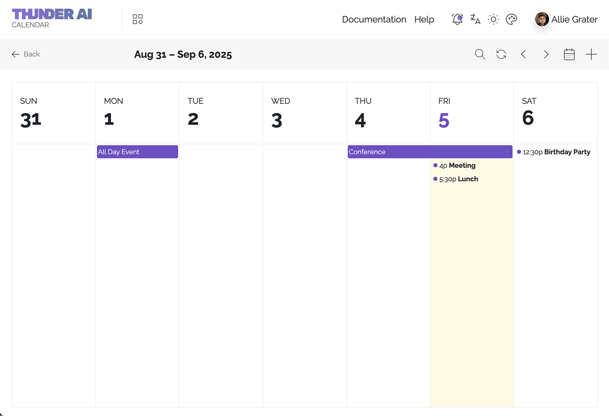 my calendar