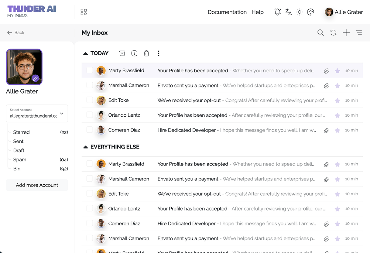 Inbox app