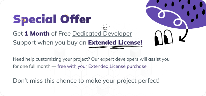 Extended license offer